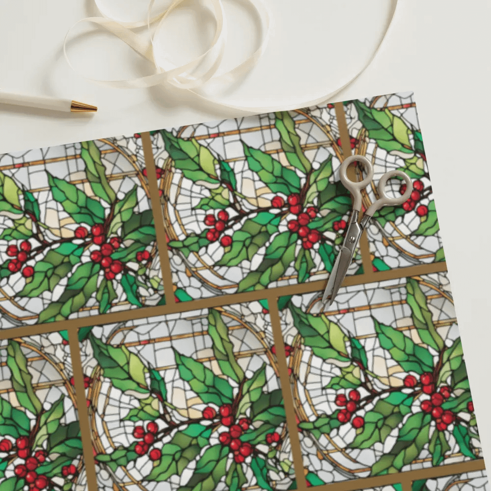 Mezmerizing Mistletoe Wrapping Paper Set product image (11)