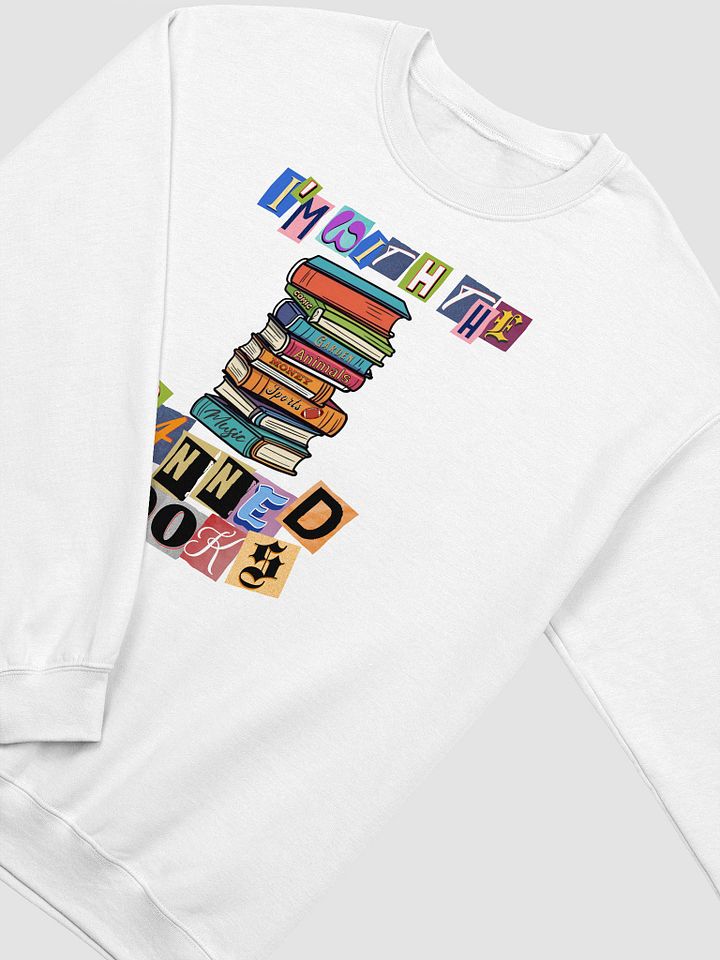 Im With The Banned Books Rebel Reader Crewneck Sweatshirt product image (20)