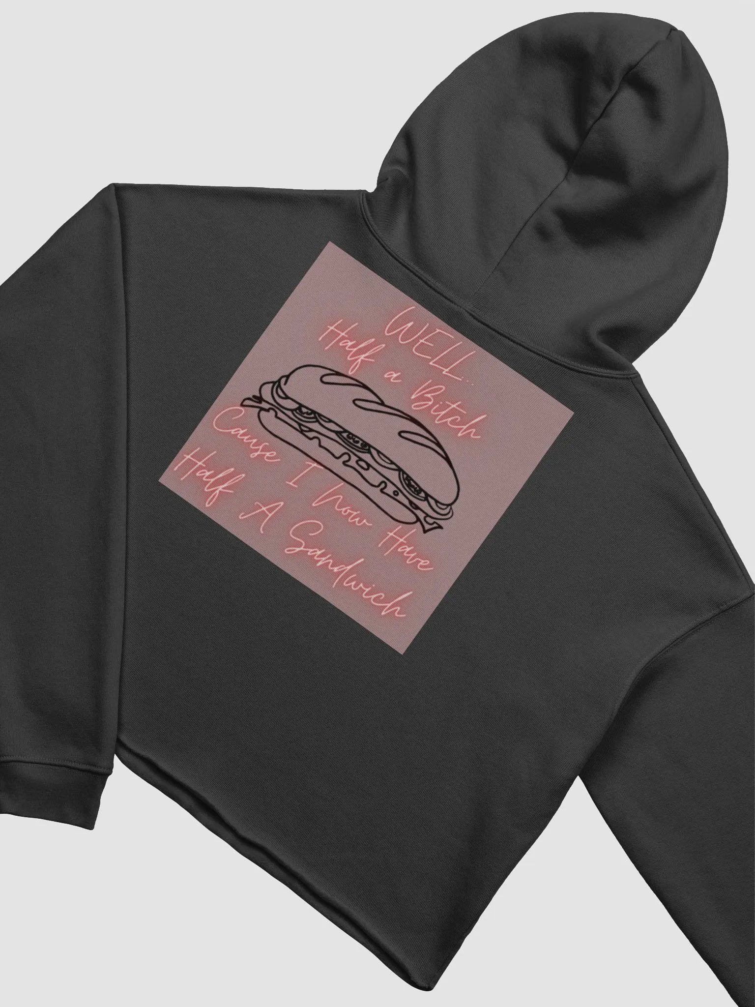 Half A Whole Crop Hoodie product image (4)