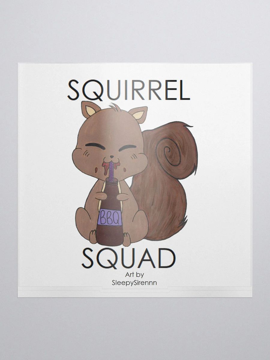 Squirrel Squad Sticker product image (1)