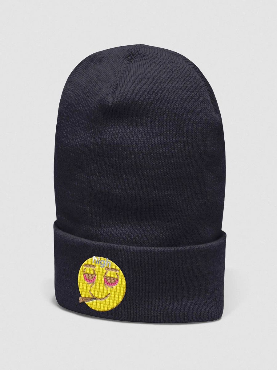 navy blue emo beenie product image (2)