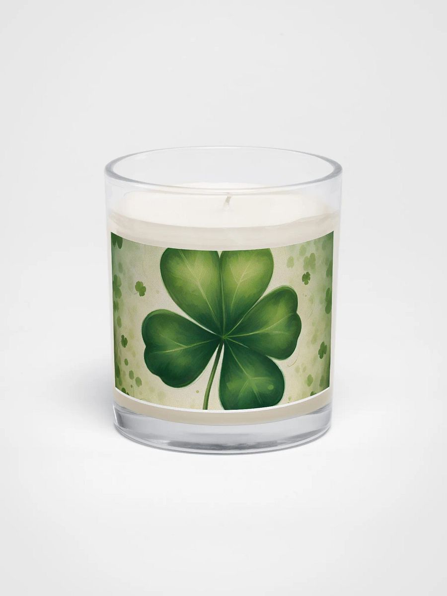 St Patrick’s Day Lucky Shamrock Soy Candle product image (1)