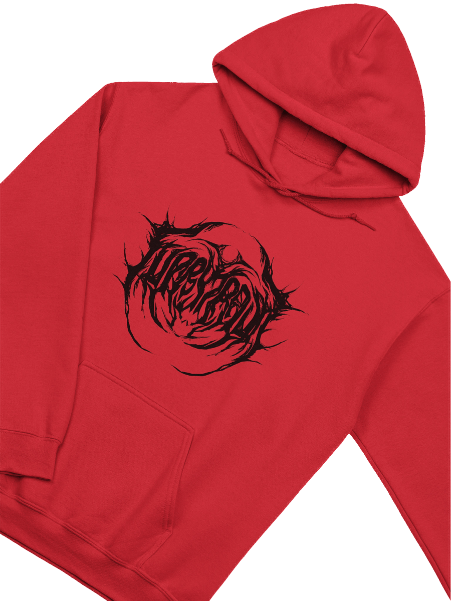 Furry Trash Hoodie – Metal Logo (Black Print) product image (7)