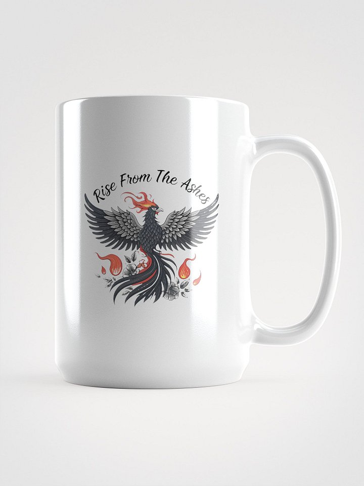 Phoenix Fire Rise White Glossy Mug product image (1)