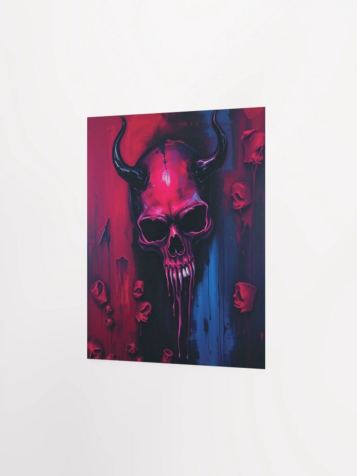 Surreal Horned Skull Poster product image (9)