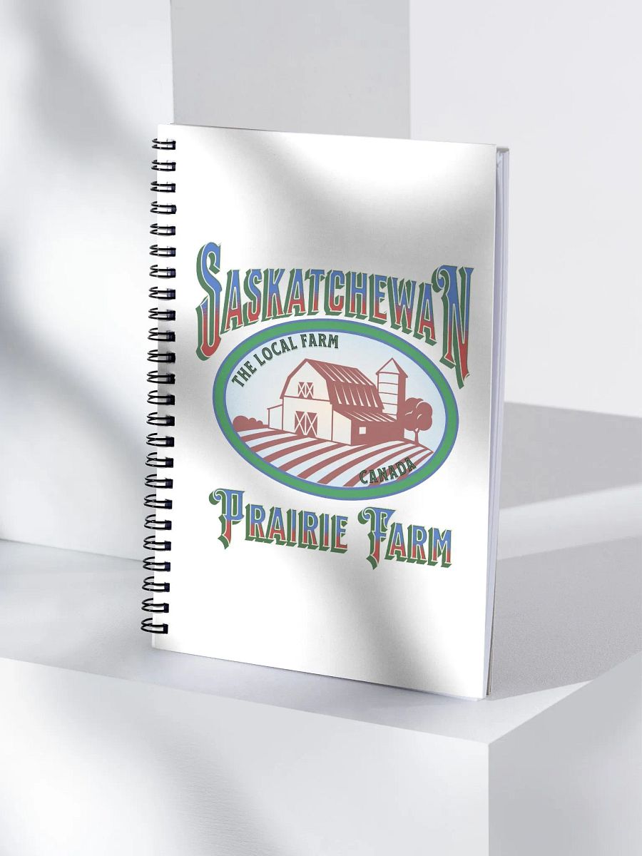 Saskatchewan Prairie Farm Spiral Notebook product image (3)