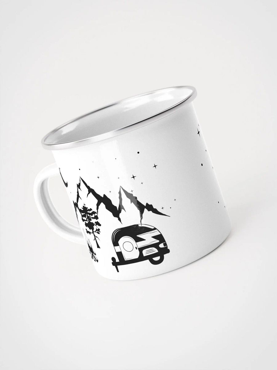Camping Godmother-To-Be Proposal Gift - Camping gear Enamel Mug product image (6)