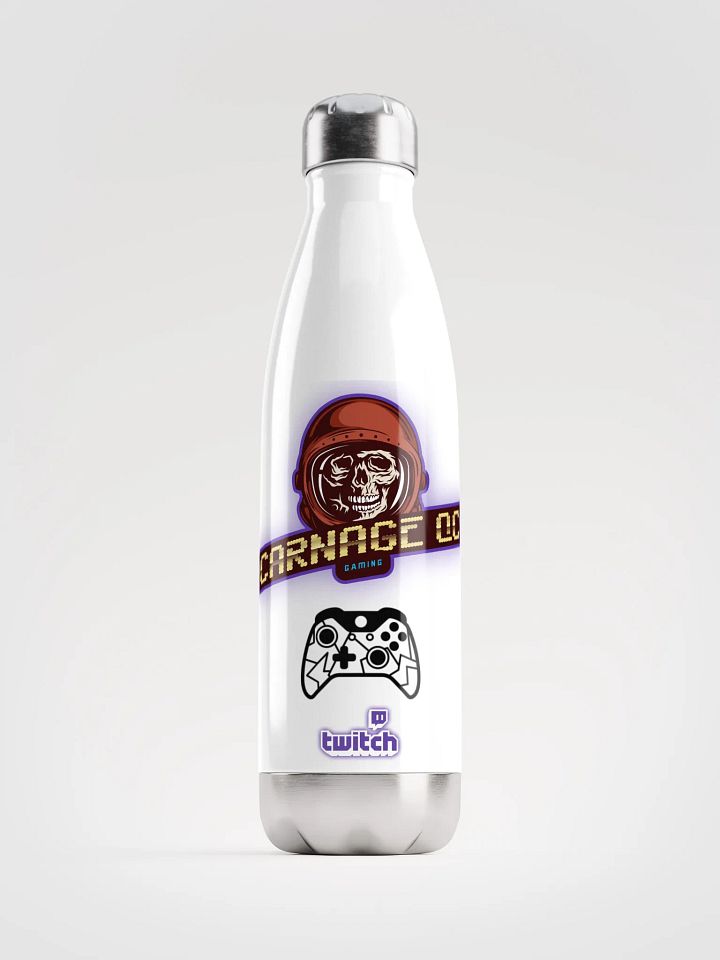 CARNAGE QC GAMING Stainless Steel Water Bottle product image (1)
