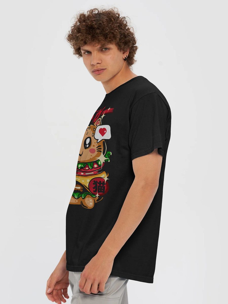 Neko Burger Funny - Heavyweight T-Shirt product image (6)