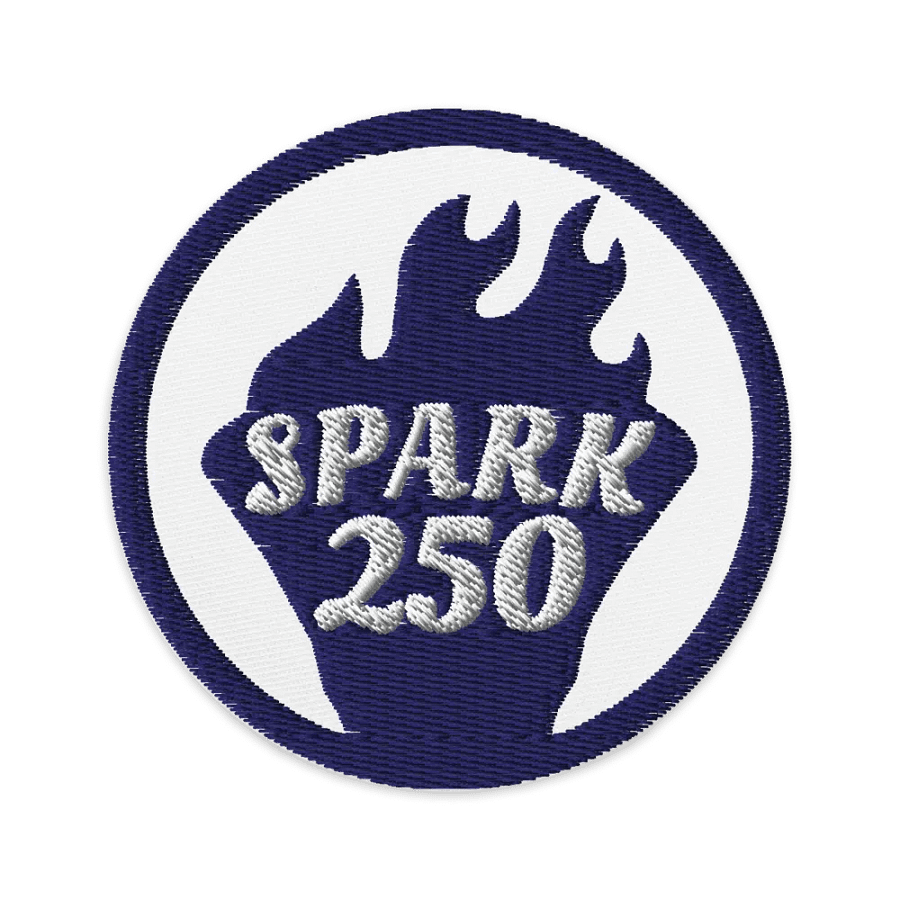 SPARK 250 Torch Embroidered Patch product image (1)