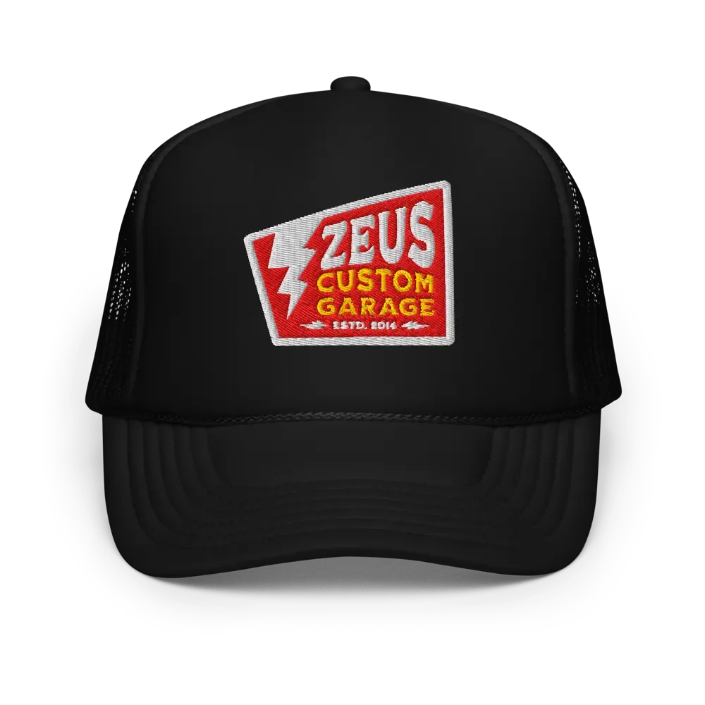 Zeus Custom Garage Trucker Hat product image (1)