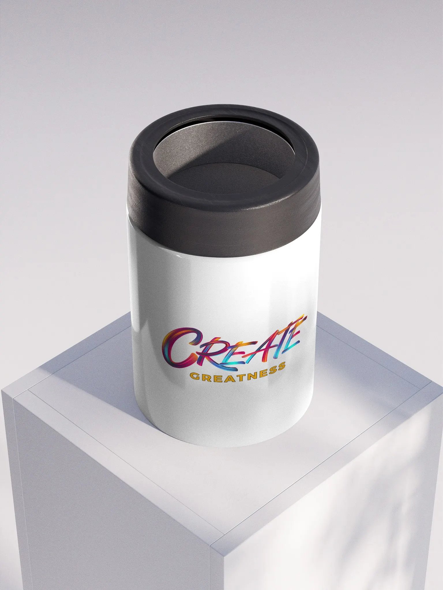 CREATE GREATNESS Stainless Steel Koozie product image (4)