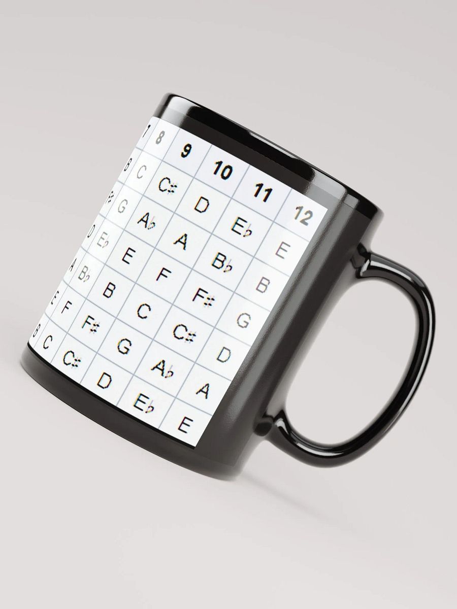 Musical Matrix Black Glossy Mug product image (7)