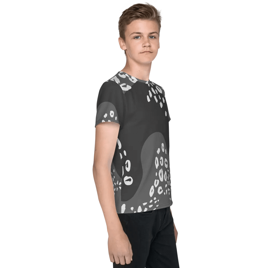 Dynamic Grey Youth T-Shirt product image (4)
