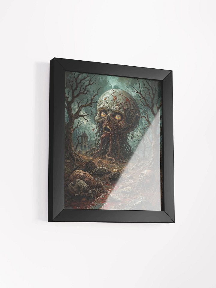 The Skull That Ate the Forest Framed Print product image (13)