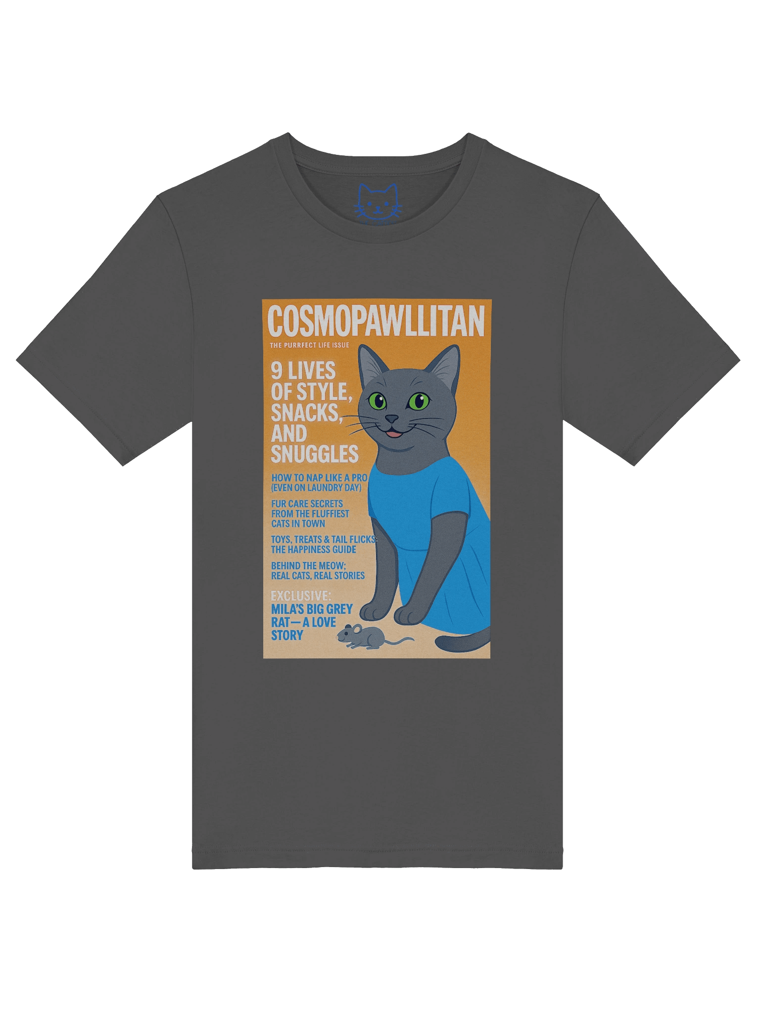Cosmopawllitan Magazine Parody Unisex T-Shirt product image (17)