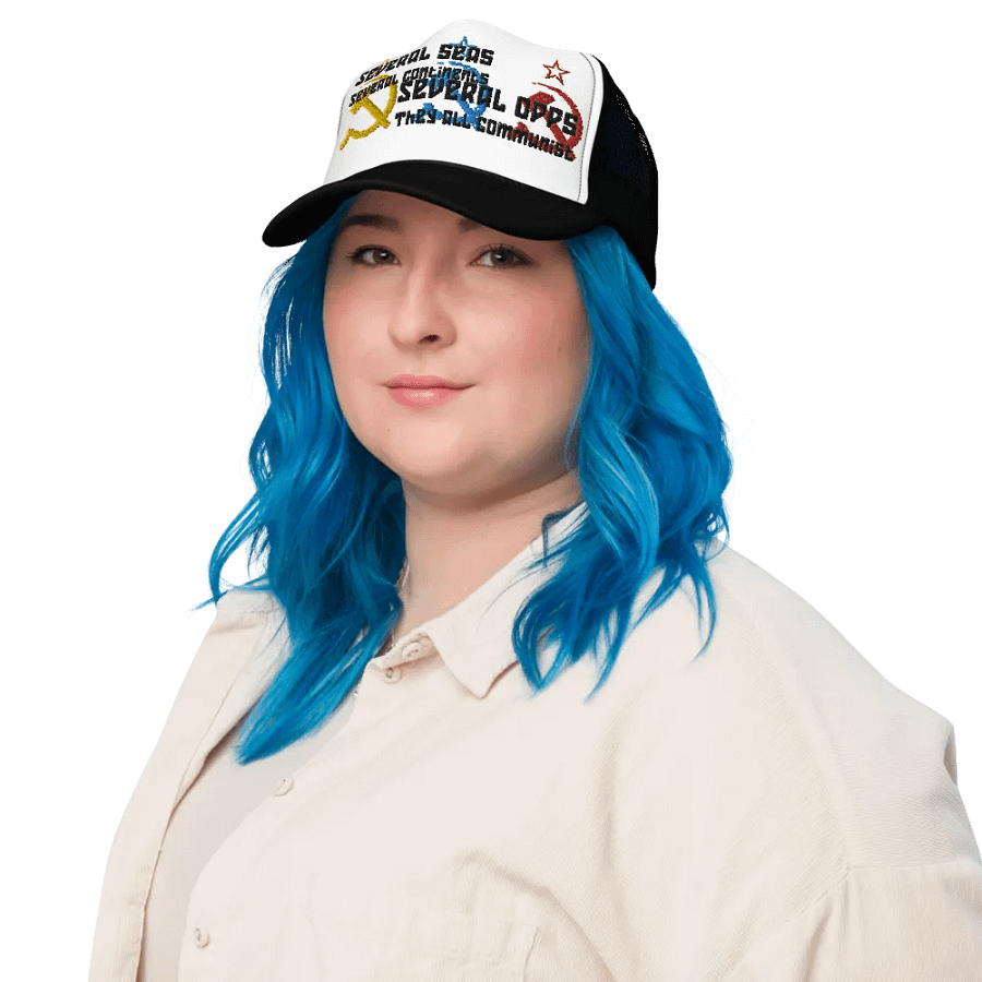 DOWN W COMMUNISM HAT product image (24)