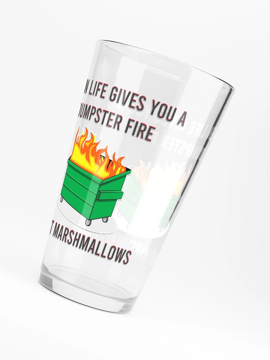 Dumpster Fire - Pint Glass product image (6)