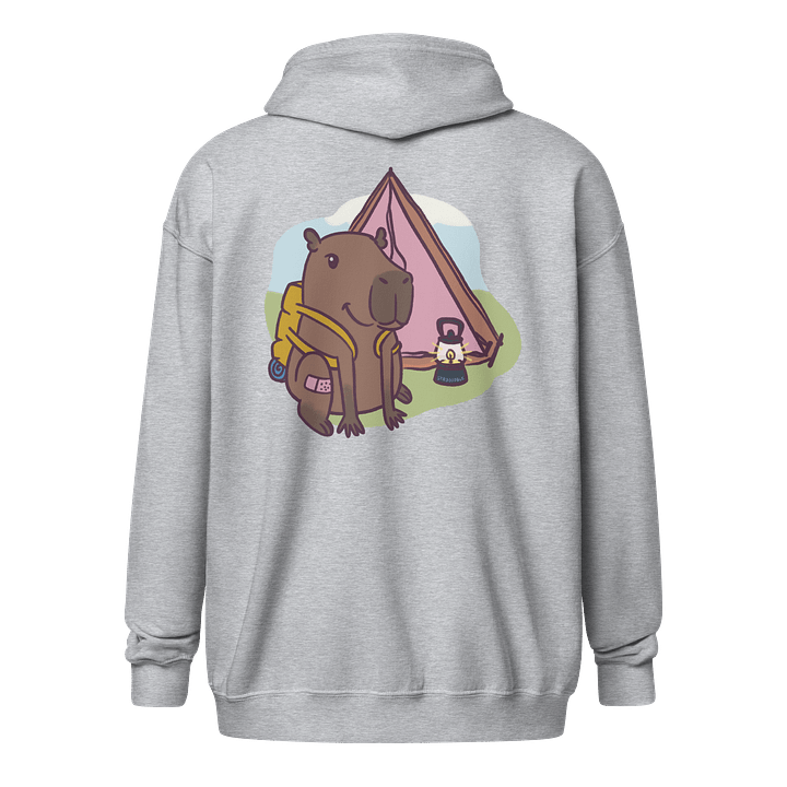 zipped hoodie : campybara product image (1)