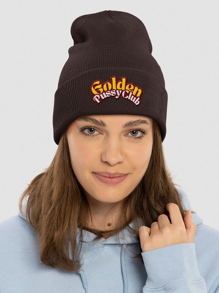 GOLDEN PUSSY CLUB cuffed beanie product image (3)