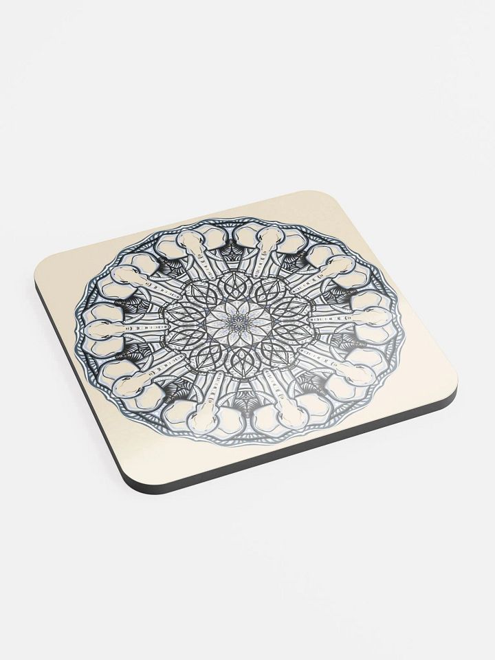Mandala Dreams Glossed Cork Coaster product image (2)