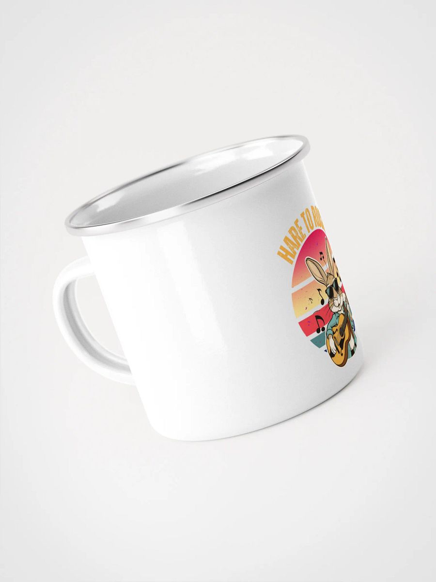 Hare To Rock Enamel Mug product image (4)