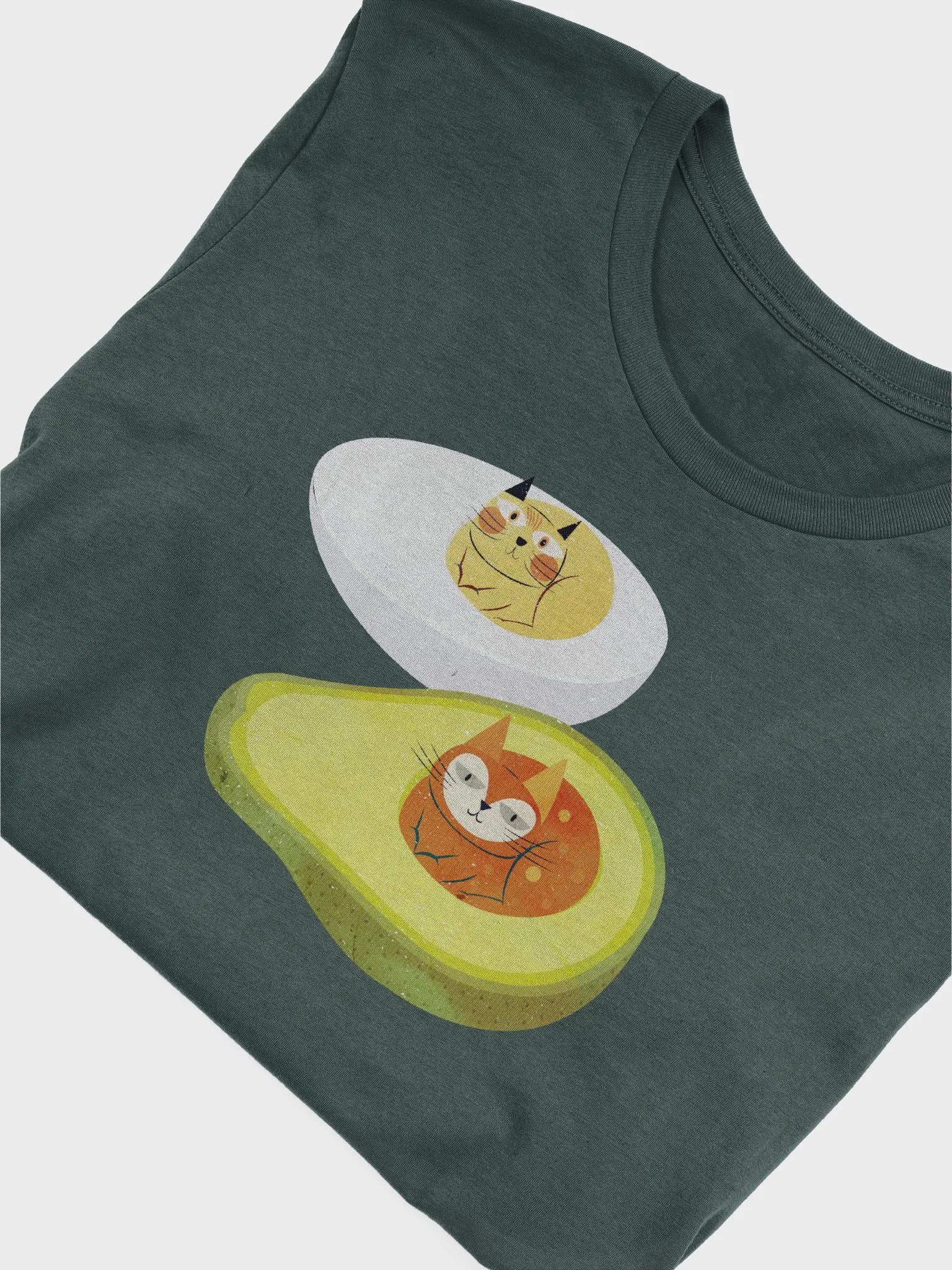 Avocado & Egg Lightweight Unisex T-Shirt product image (4)