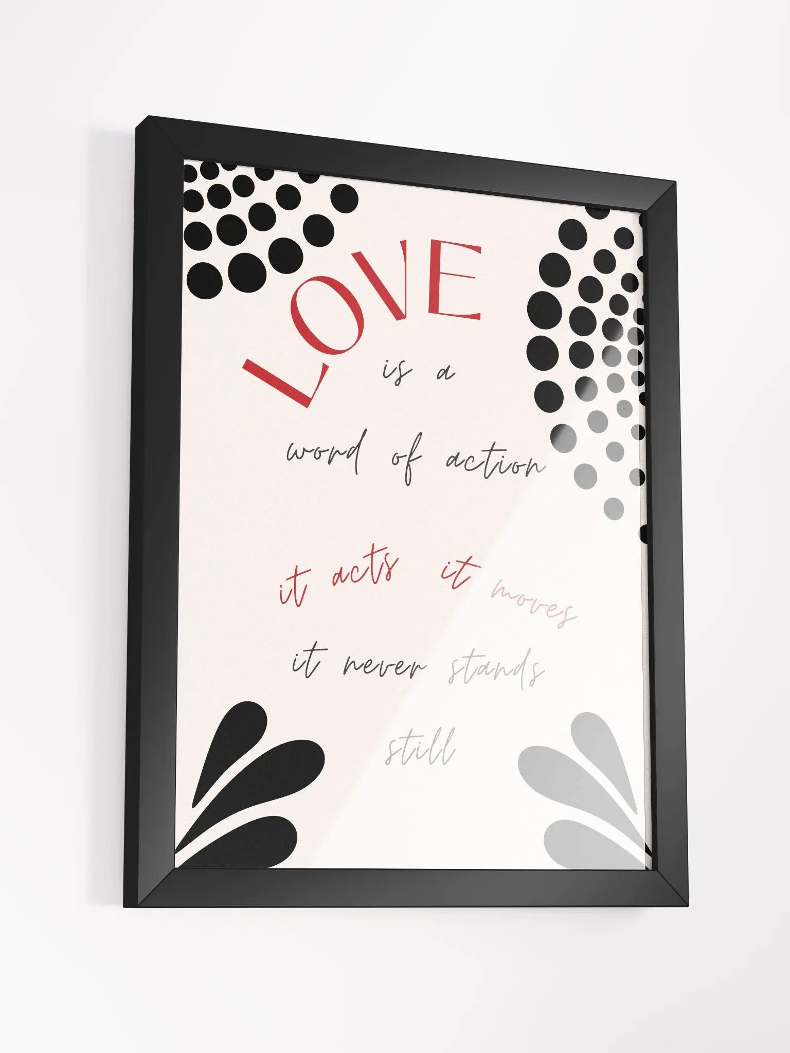 Dynamic Love Action Framed Poster product image (3)