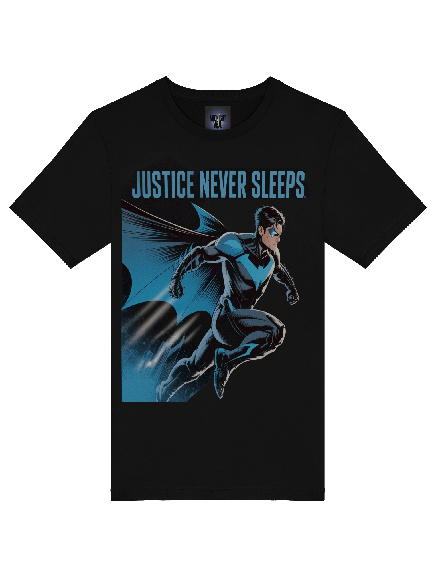 Nightwing Justice Never Sleeps Supersoft T-Shirt product image (7)