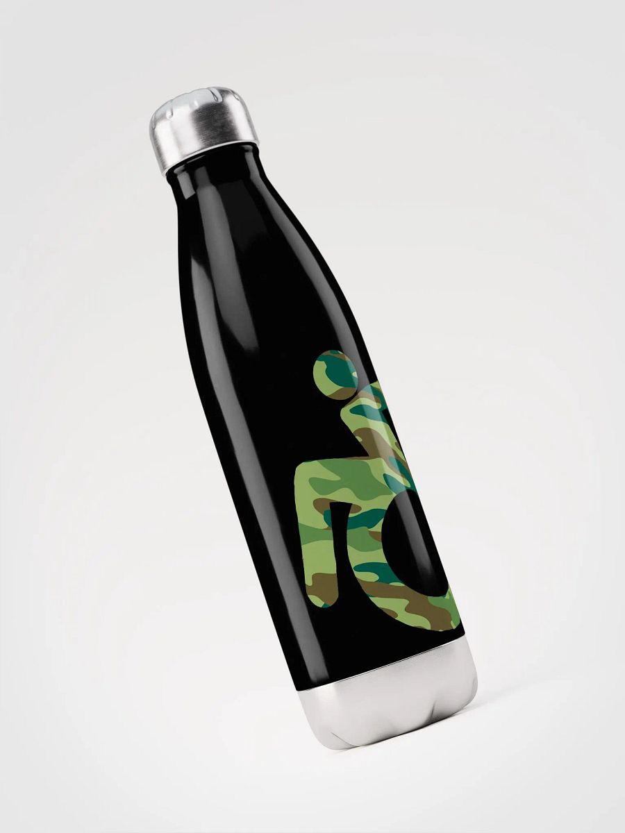 Wheelie, Green Camo SS Water Bottle product image (3)