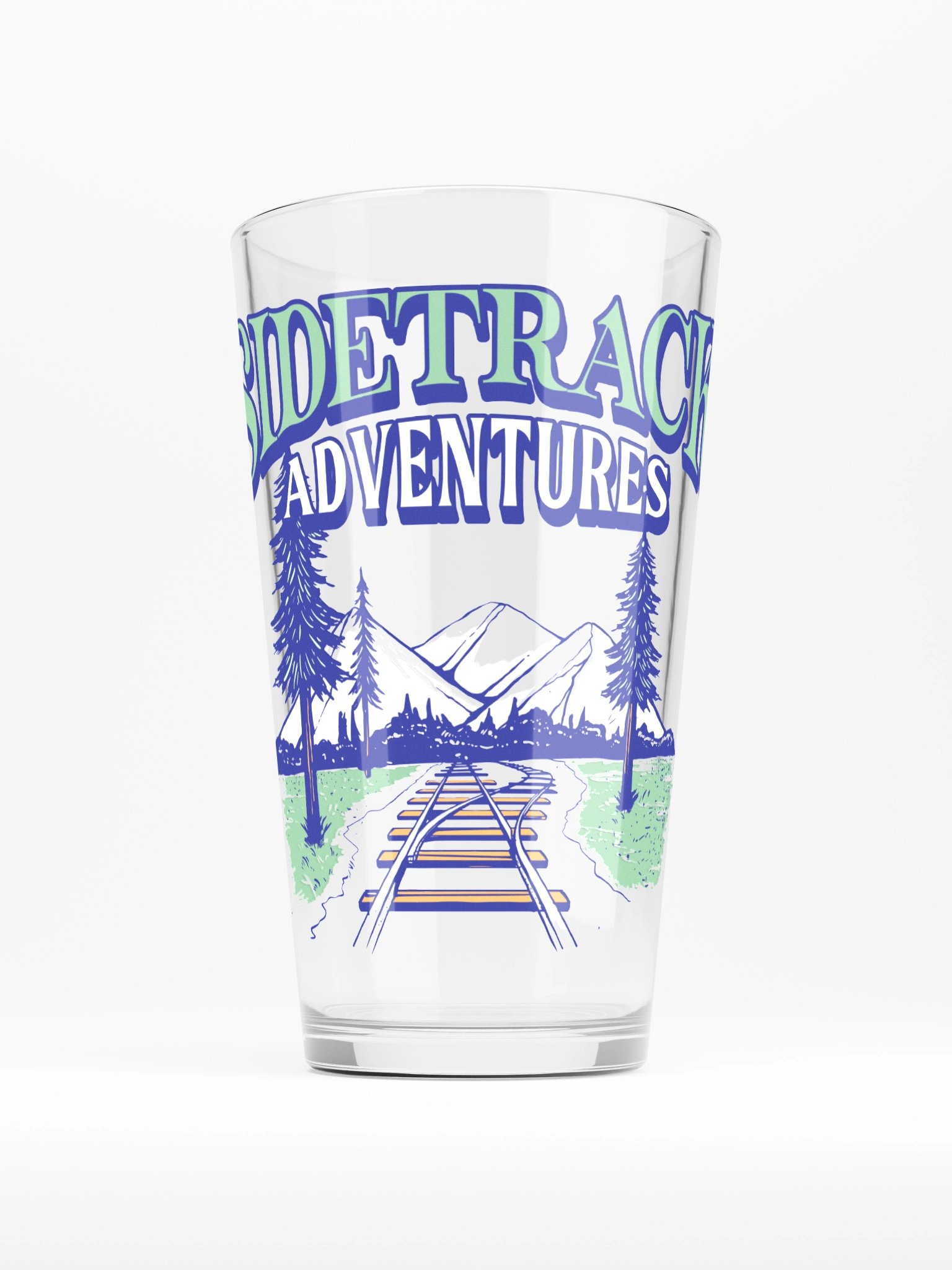 Limited Time Sidetrack Adventures Retro Style Pint Glass product image (1)