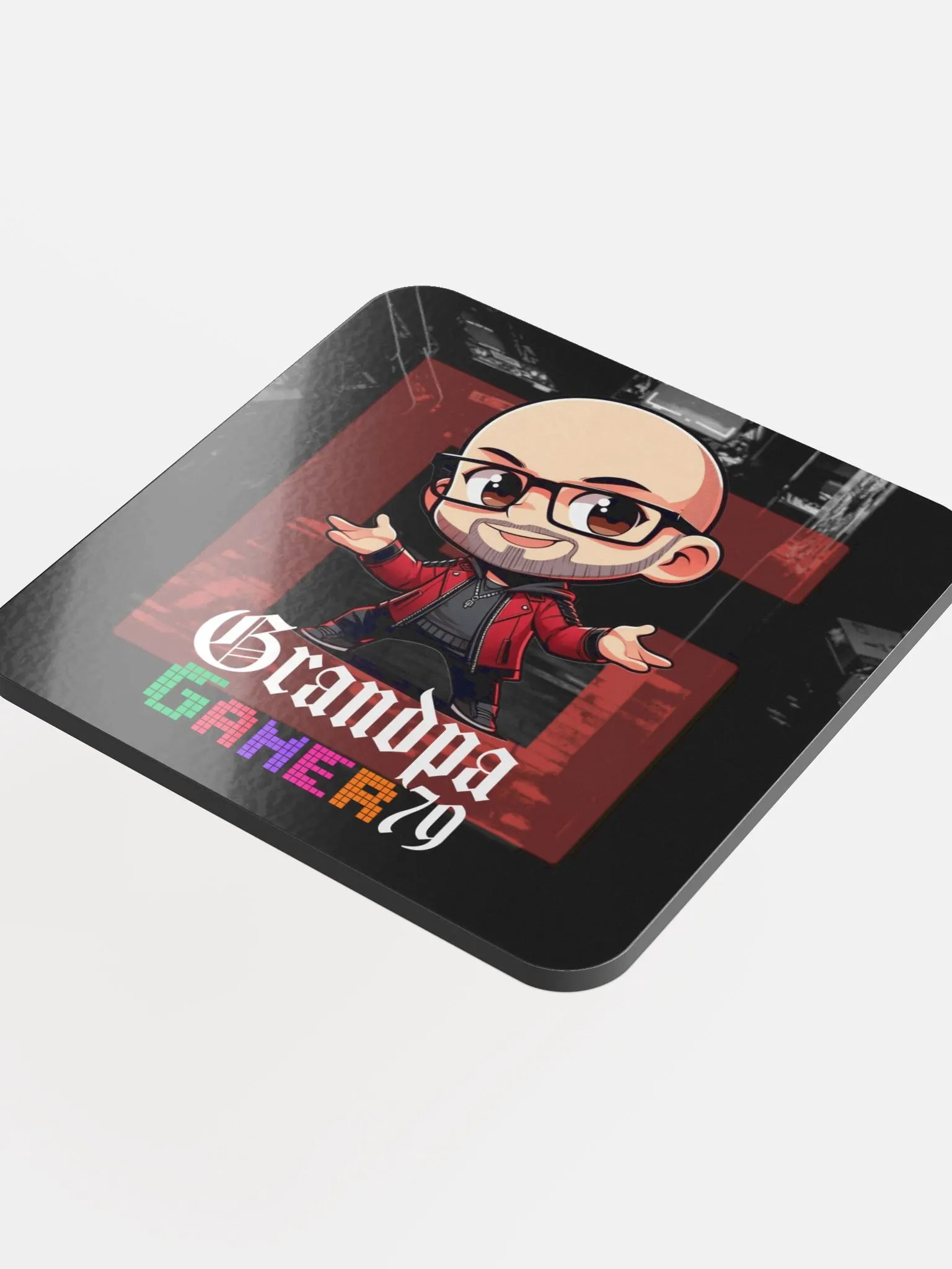 Inviting Grandpa Gamer Coaster product image (4)