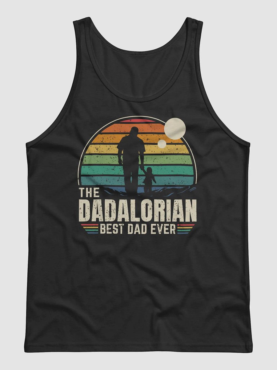 Sunset Dadalorian Best Dad Ever - Tank Duplex printing product image (2)