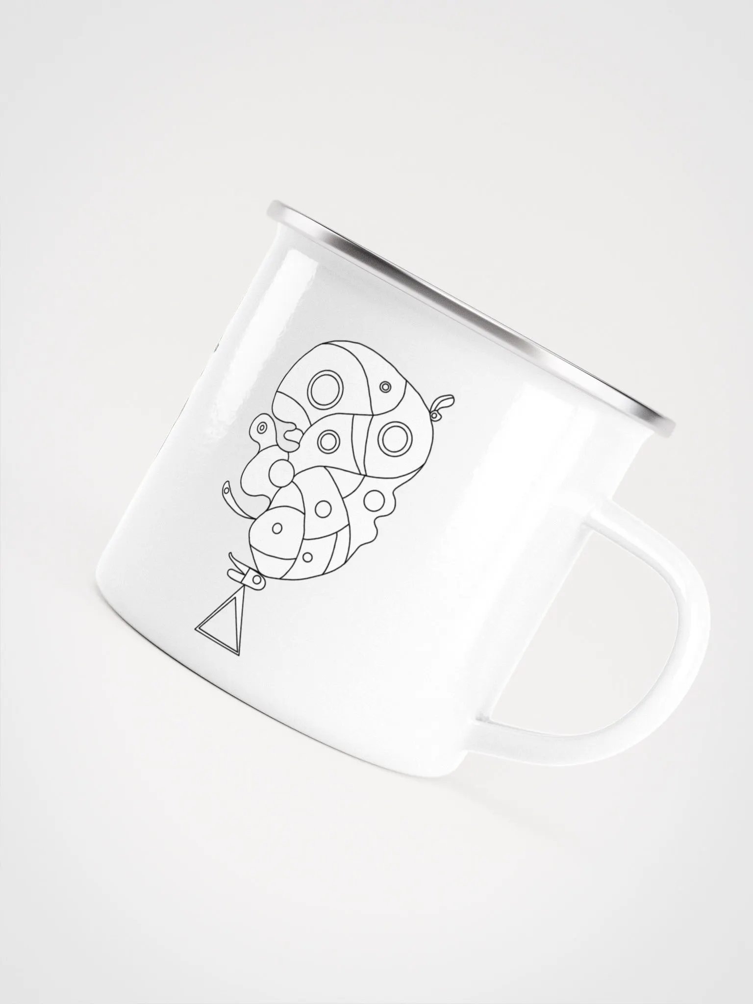 Color-Your-Own Kandinsky Enamel Mug product image (5)