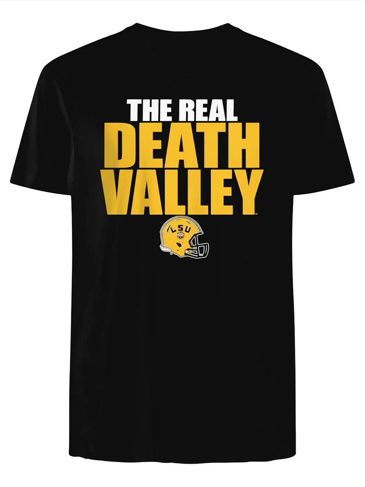 LSU Tigers The Real Death Valley helmet T-Shirt product image (1)