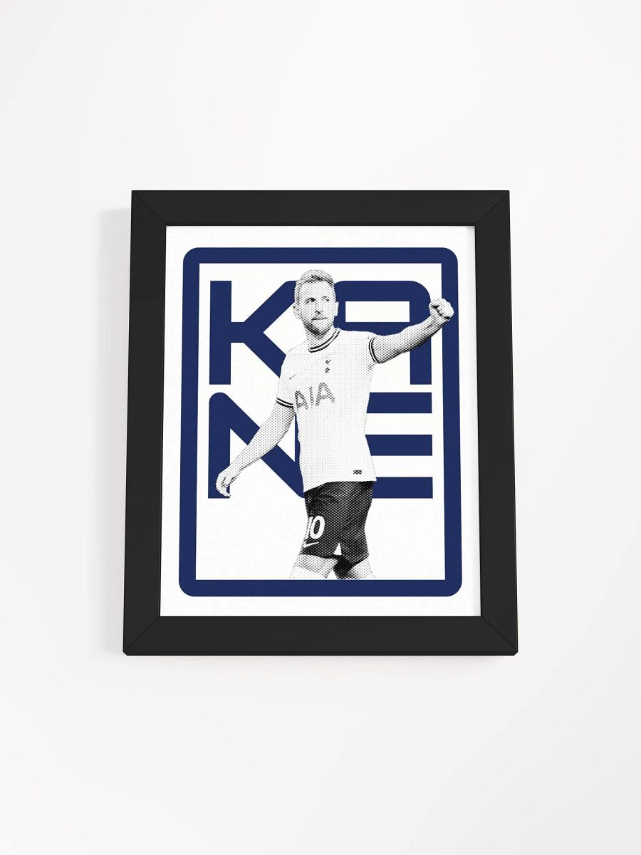 Harry Kane BW Tottenham Hotspur Name Art Framed Print product image (3)