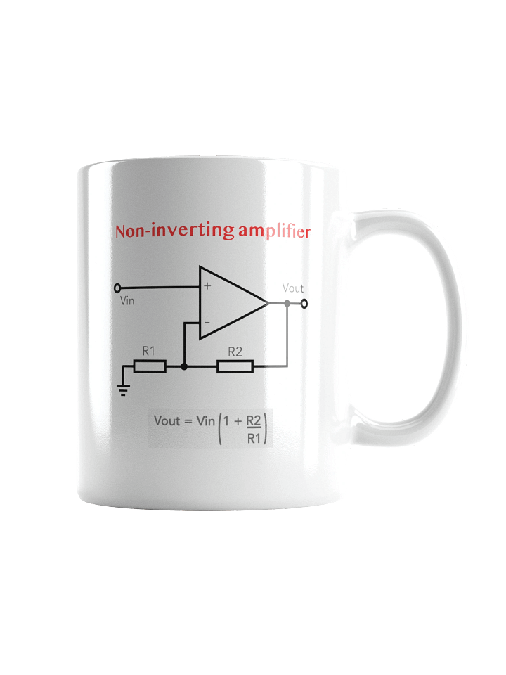 Operational Amplifier (Inverting and non-inverting) Mug product image (3)