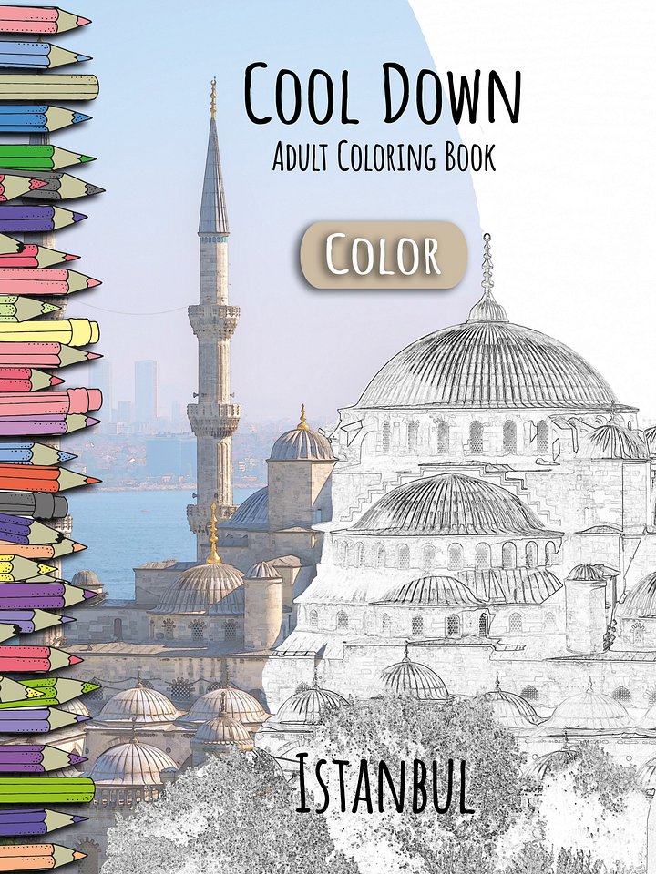 Cool Down [Color] | Adult Coloring Book: Istanbul product image (1)