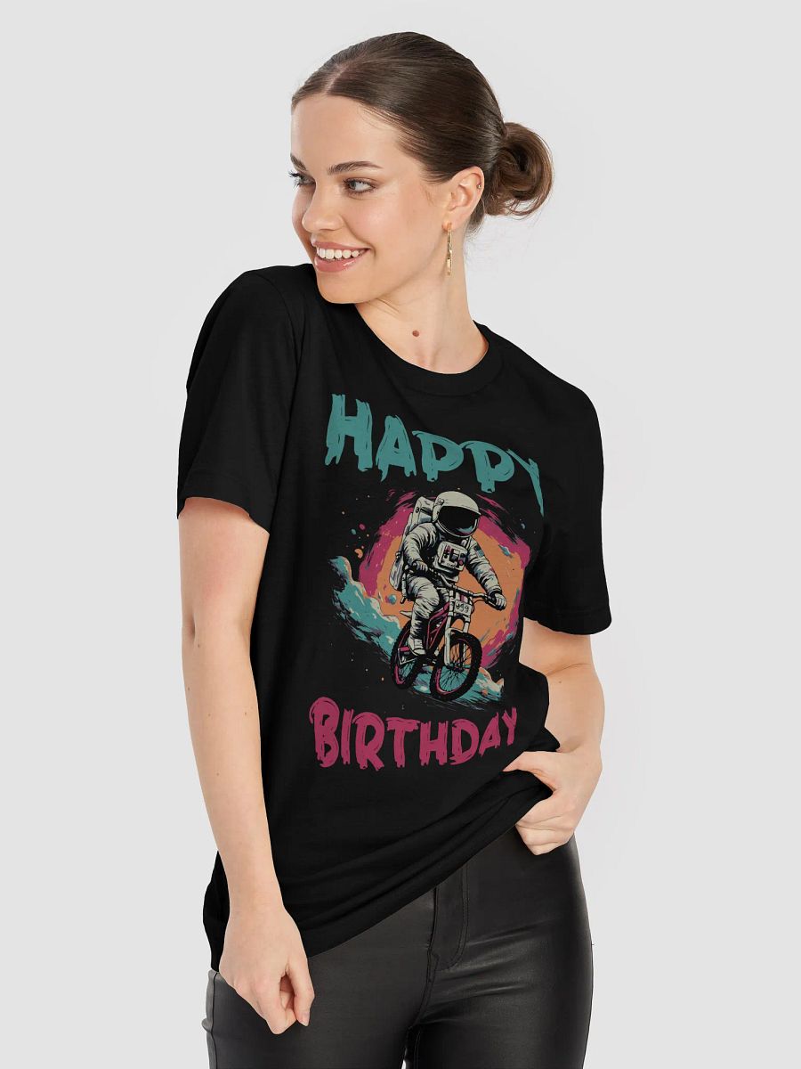 Happy Birthday (Astronaut on a Bike) T-Shirt product image (37)