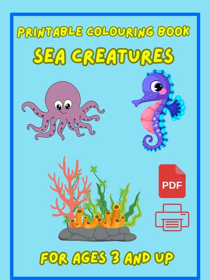Sea World Coloring Pages product image (1)