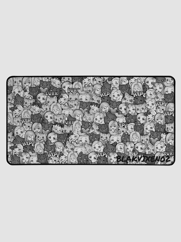 Emote Desk Mat - Blak and White product image (1)