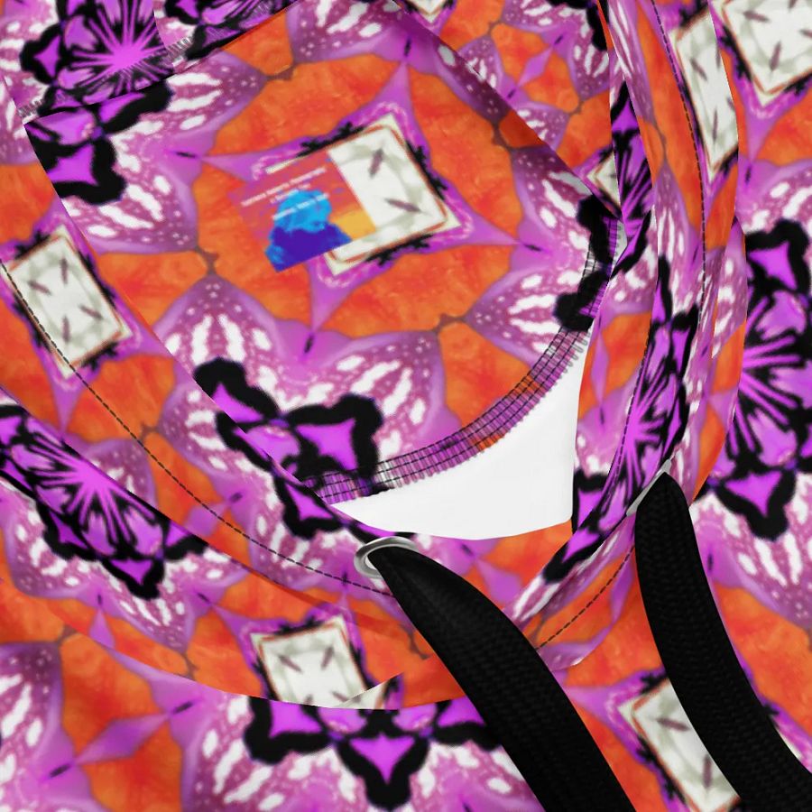 Abstract Foxy Repeating Pattern Unisex All Over Print Hoodie product image (10)
