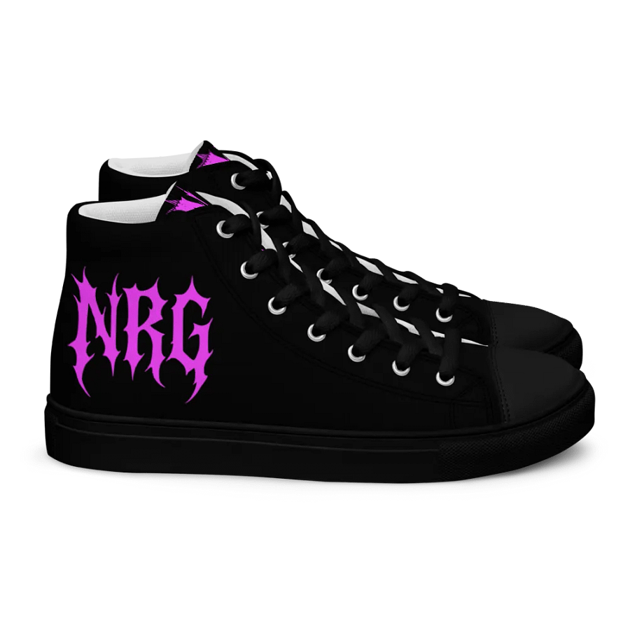 Women's NRG Grunge Cross High Top Canvas Shoes product image (2)
