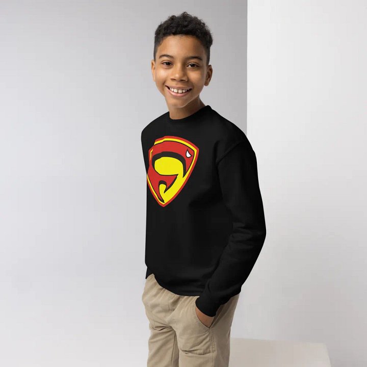CAMISETA MANGA LONGA INFANTIL LOGO SUPER FALCOTE product image (1)