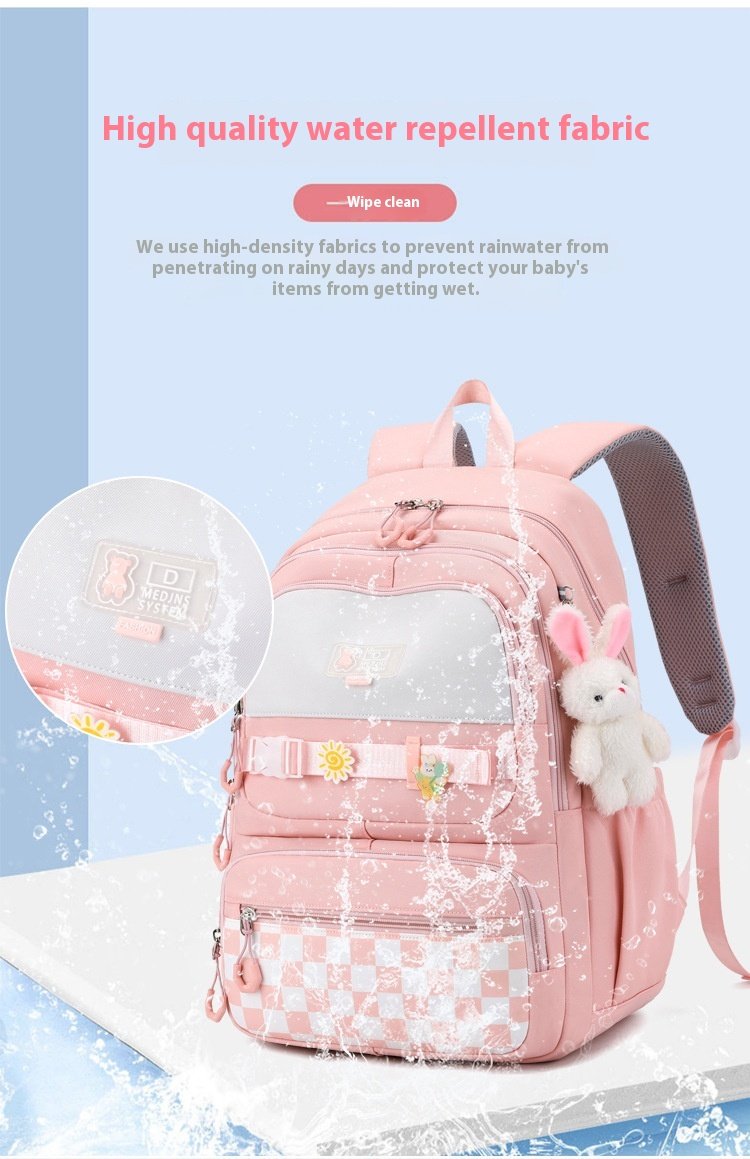 High School Student Burden Reduction Spine Protection Large Capacity Simple Backpack product image (6)