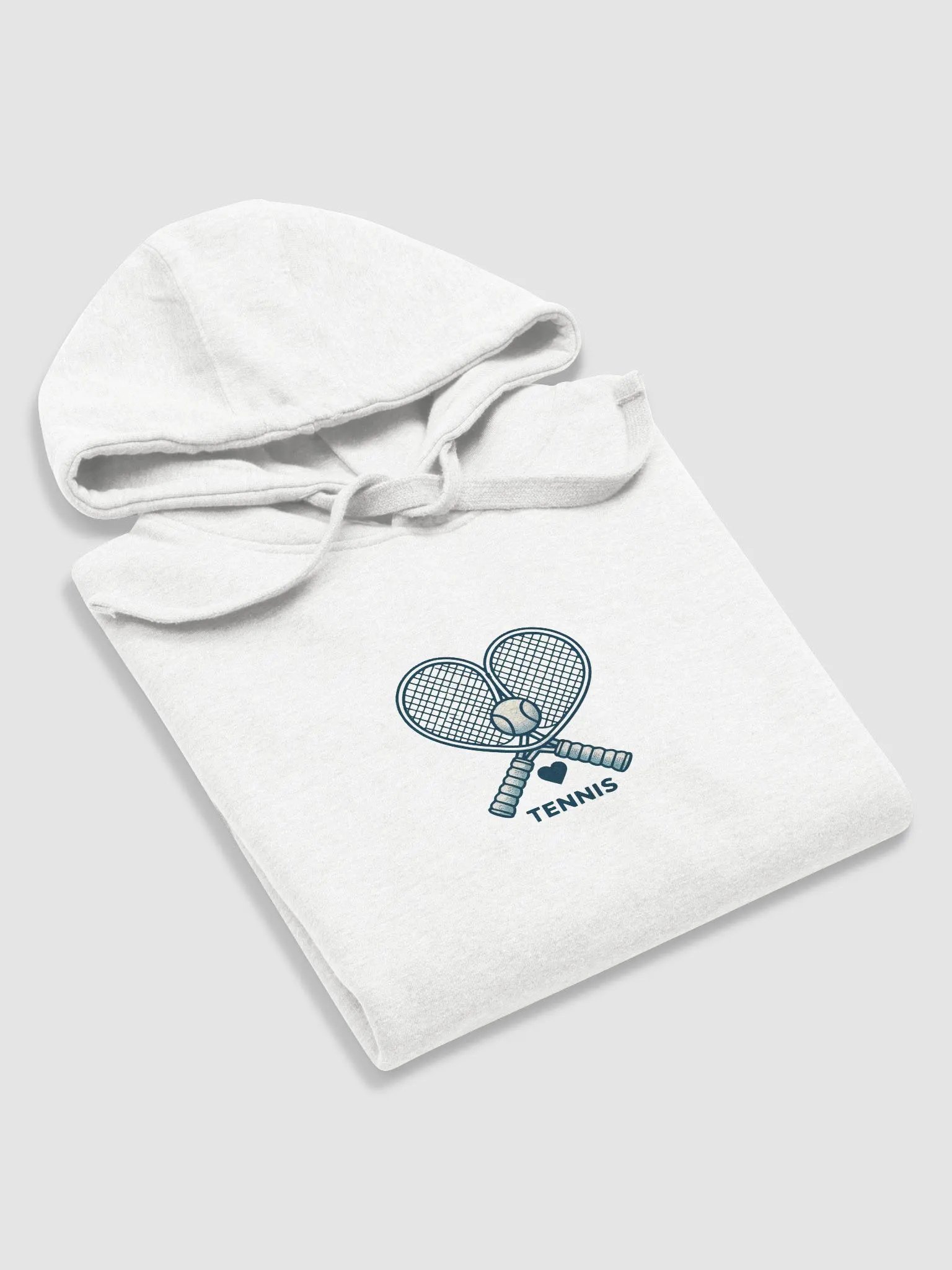 Love-Love Tennis Heart Hoodie product image (2)