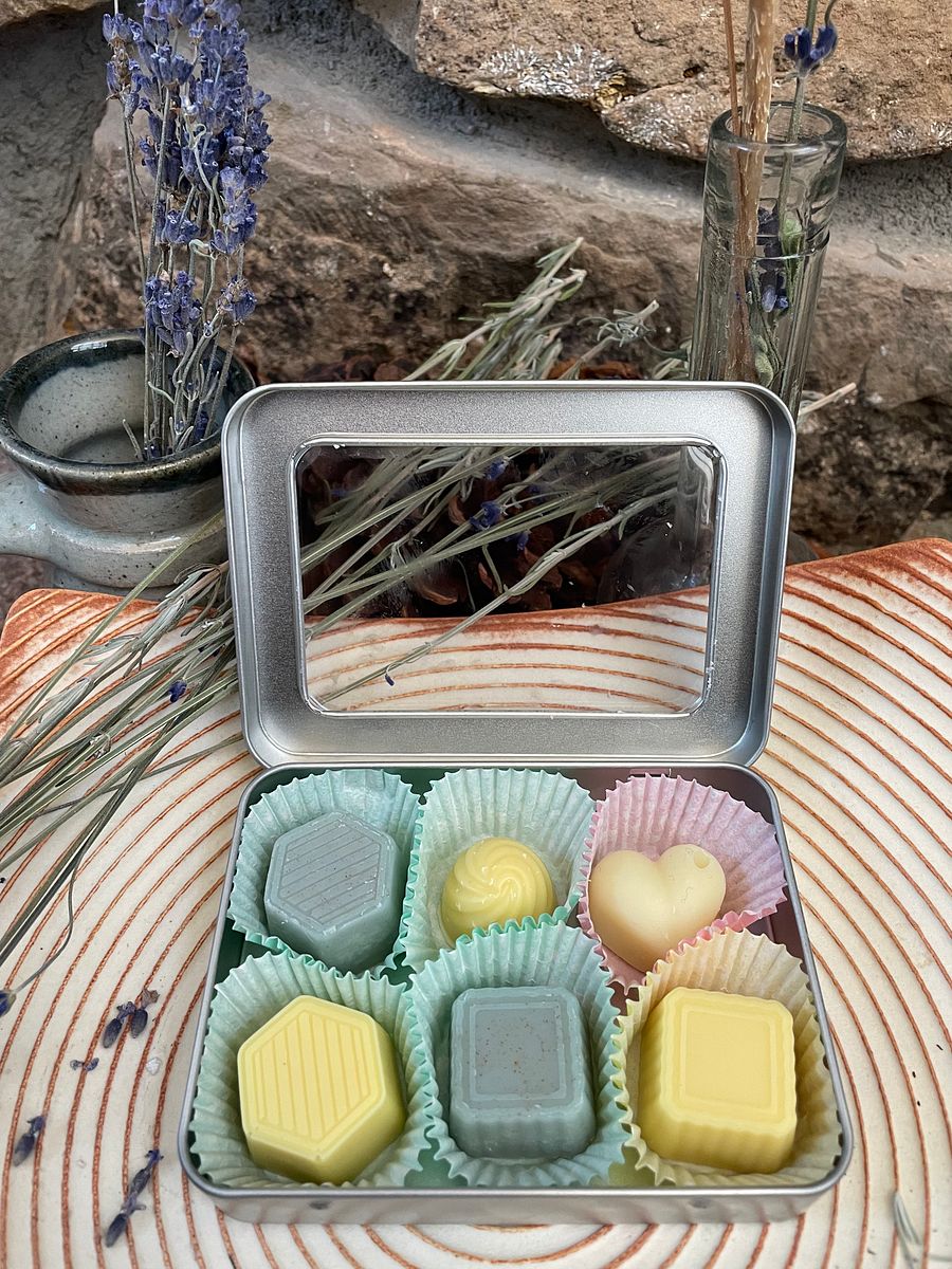 Premium Better Body Butter Bar Minis, Chocolate Edition, Wax Free - Refillable Gift Ready (6 PACK) product image (1)