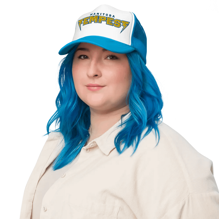 Tempest Dodgeball Club Foam Trucker Hat (Golden) product image (1)