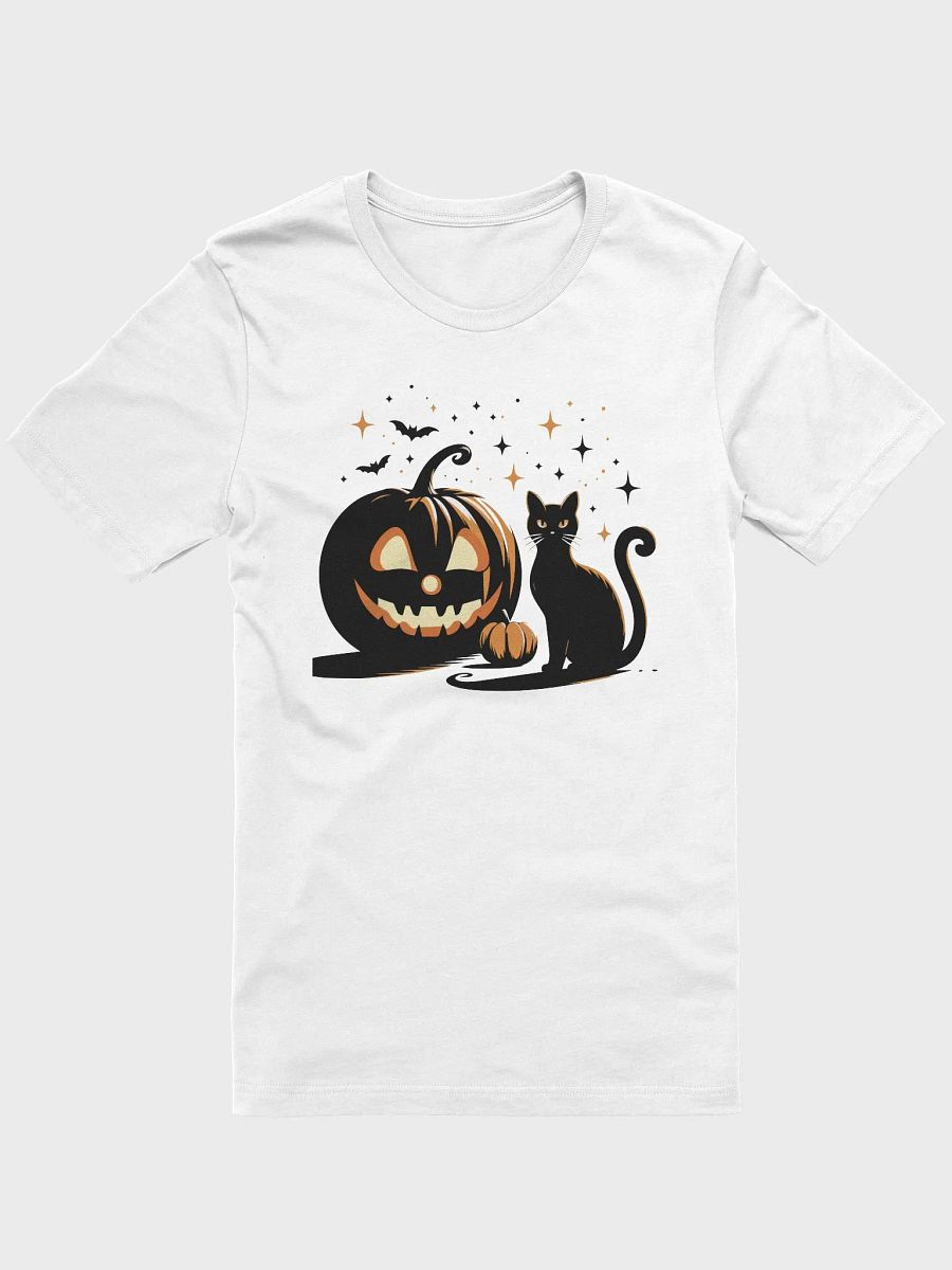 Halloween Pumpkin and Black Cat Supersoft Unisex T-Shirt product image (11)