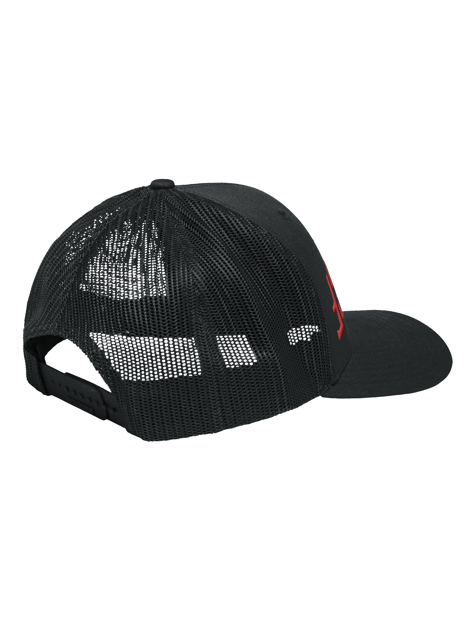 DCF Inverted Trucker Hat - Black on Black product image (3)